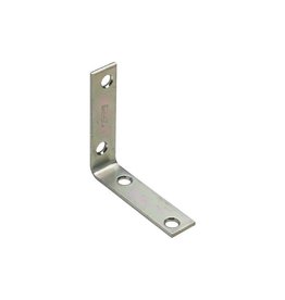 National Hardware National Hardware V115 Series N113-233 Corner Brace, 2-1/2 in L, 5/8 in W, 2-1/2 in H, Steel, Zinc, 0.1 Thick Material