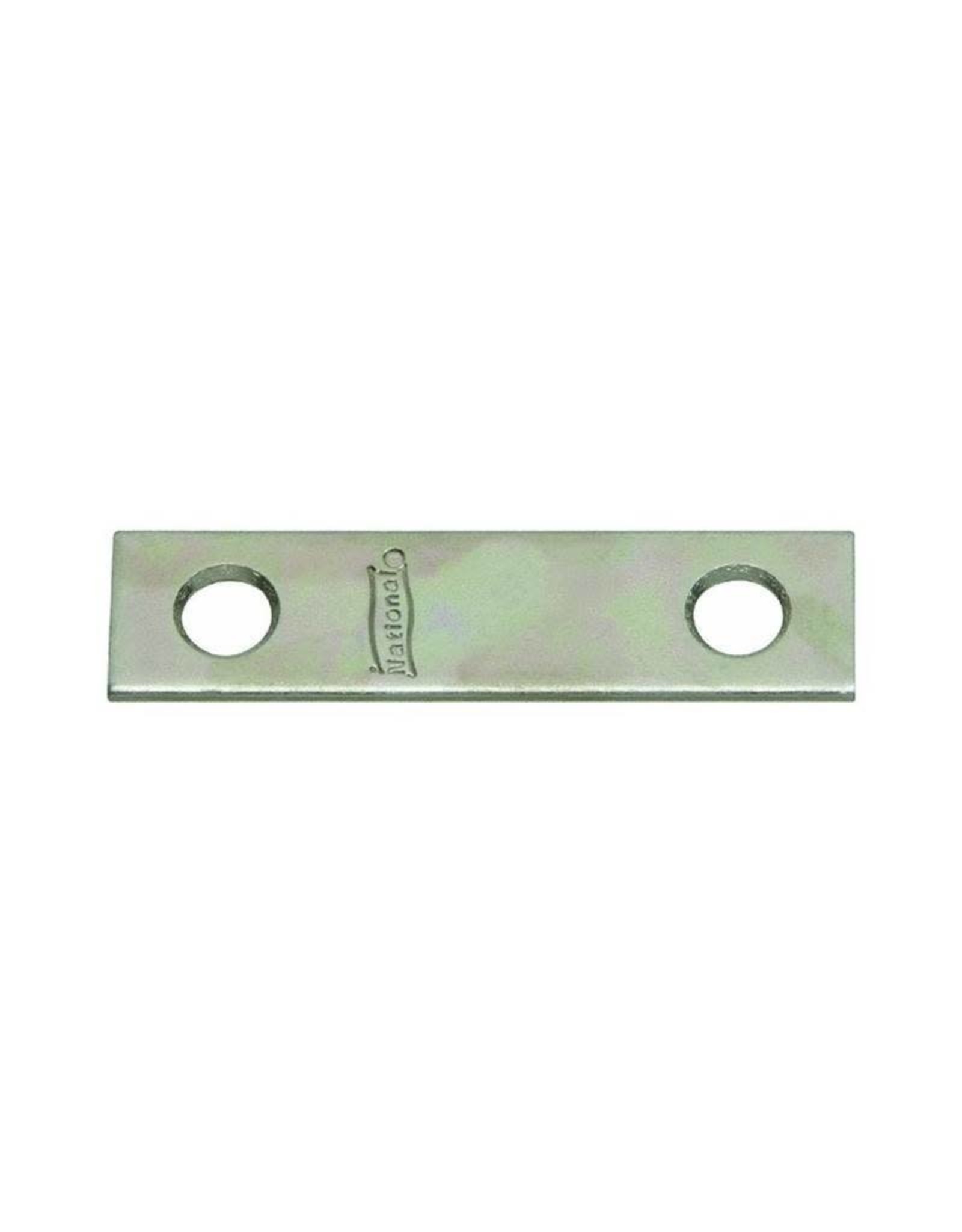 National Hardware National Hardware N114-355 Mending Brace, 3 in L, 5/8 in W, 0.08 in Gauge, Steel, Zinc-Plated, Screw Mounting*