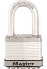 MasterLock Master Lock Magnum M5XKADLF Padlock, 2 in W Body, Steel*