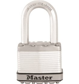 MasterLock Master Lock Magnum M5XKADLF Padlock, 2 in W Body, Steel*