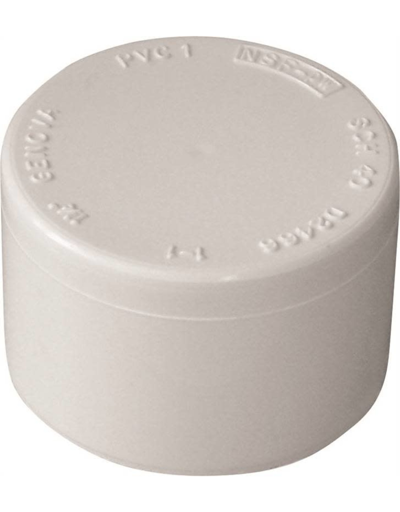 Lasco LASCO 447020BC Pipe Cap, 2 in, Slip, PVC, White, SCH 40 Schedule, 280 psi Pressure