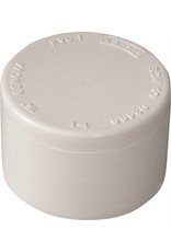 Lasco LASCO 447015BC Pipe Cap, 1-1/2 in, Slip, PVC, White, SCH 40 Schedule, 330 psi Pressure