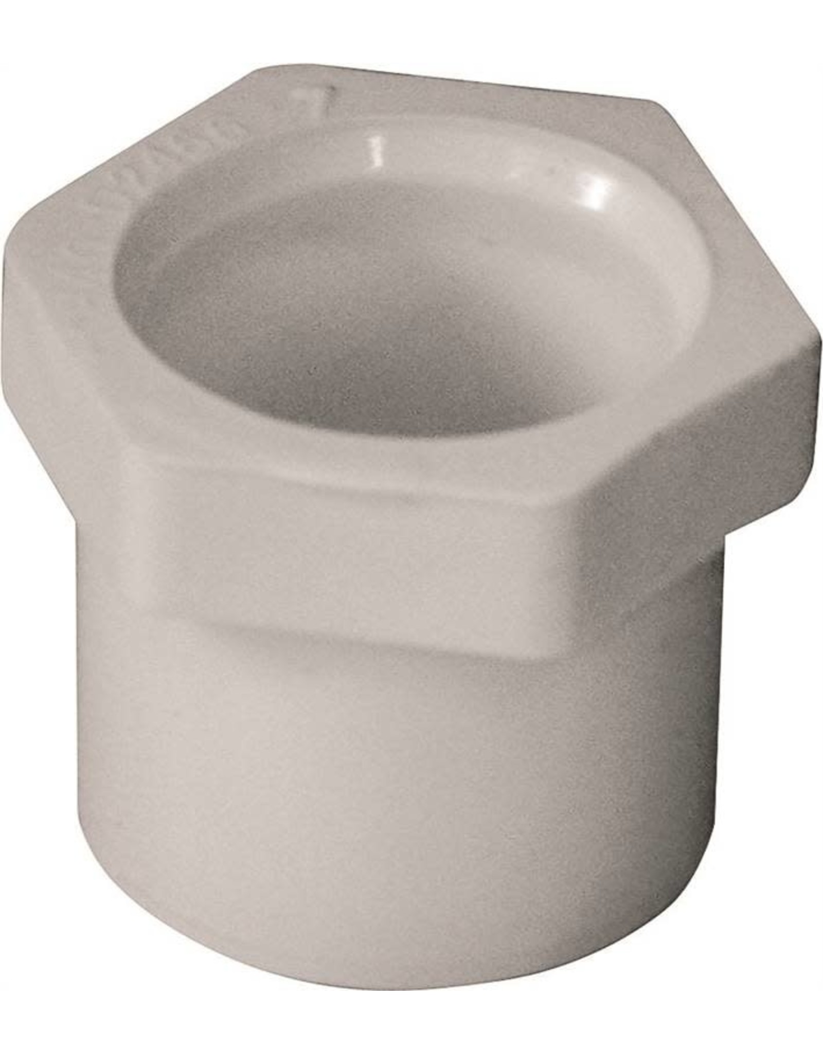 Lasco LASCO 437101 Reducer Bushing, 3/4 x 1/2 in, Spigot x Slip, PVC, White, SCH 40 Schedule, 280 psi Pressure