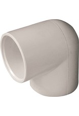 Lasco LASCO 406012BC Pipe Elbow, 1-1/4 in, Slip, 90 deg Angle, PVC, White, SCH 40 Schedule, 370 psi Pressure