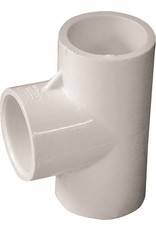 Lasco LASCO 401007BC Pipe Tee, 3/4 in, Slip, PVC, White, SCH 40 Schedule, 480 psi Pressure