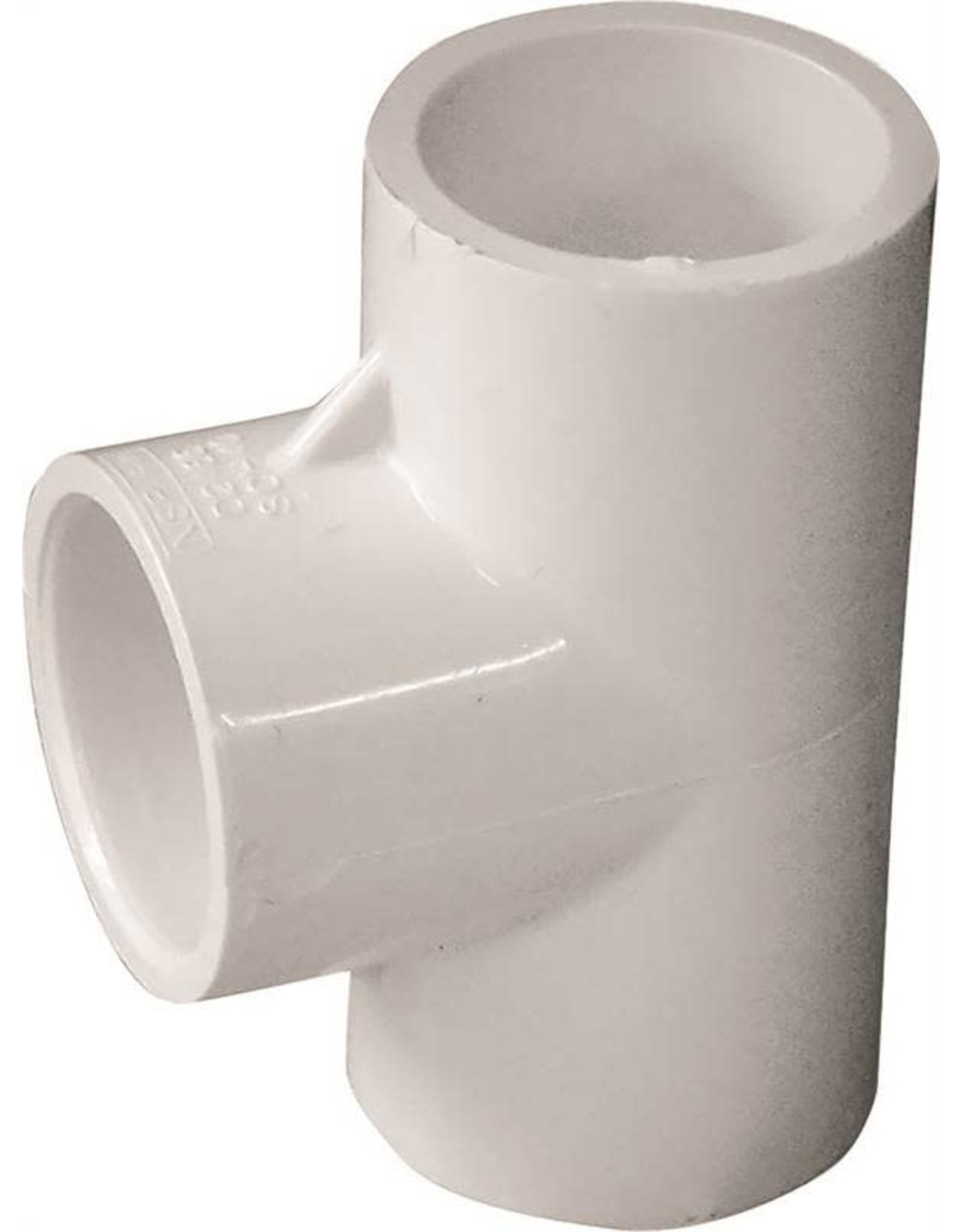 Lasco LASCO 401007BC Pipe Tee, 3/4 in, Slip, PVC, White, SCH 40 Schedule, 480 psi Pressure