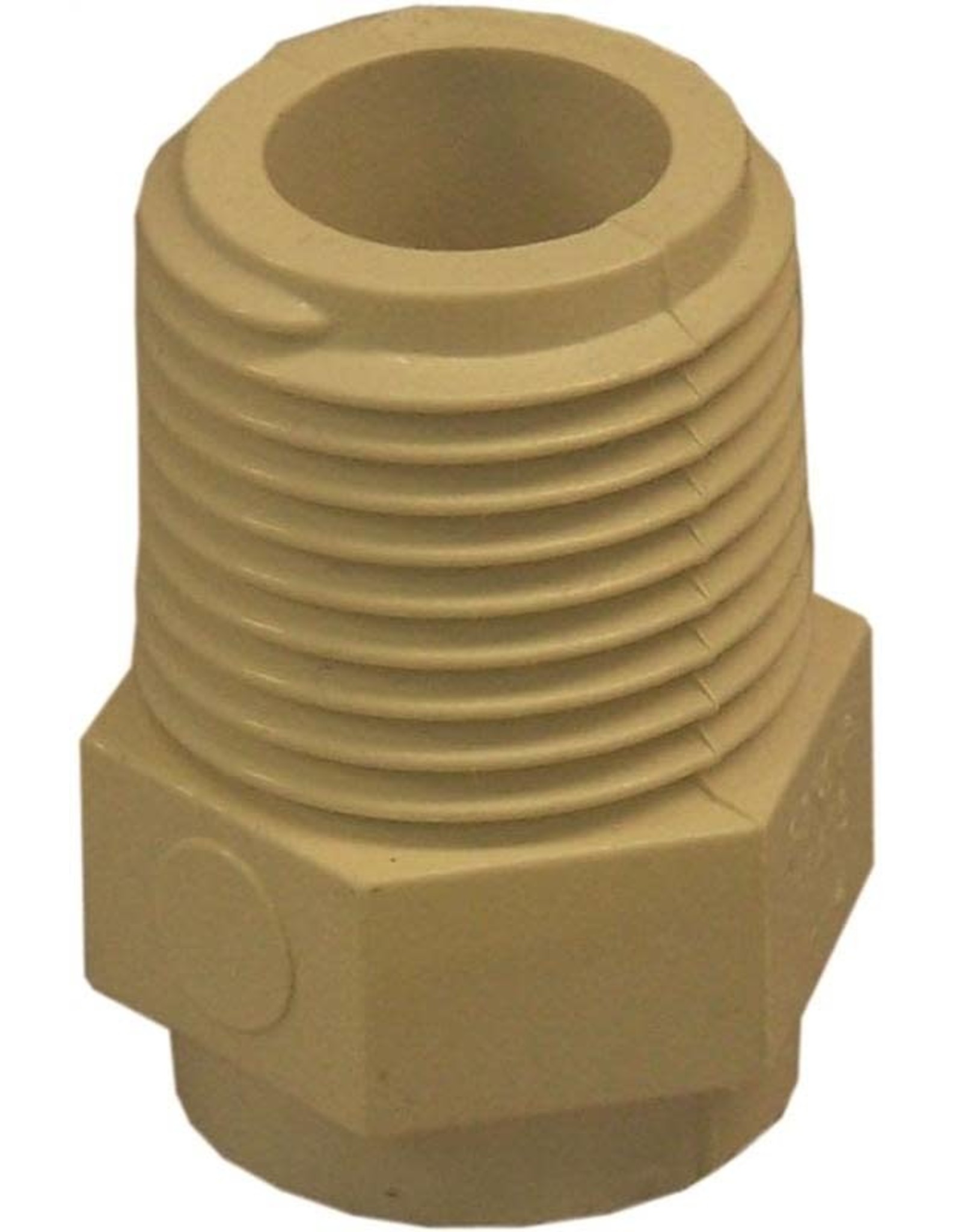 Nibco NIBCO T00060D Pipe Adapter, 1/2 in, Slip x MIP, CPVC, SCH 40 Schedule