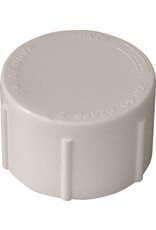 Lasco LASCO 448012BC Pipe Cap, 1-1/4 in, FPT, PVC, White, SCH 40 Schedule