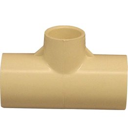 Nibco NIBCO T00180D Pipe Tee, 3/4 x 1/2 in, CPVC, 40 Schedule
