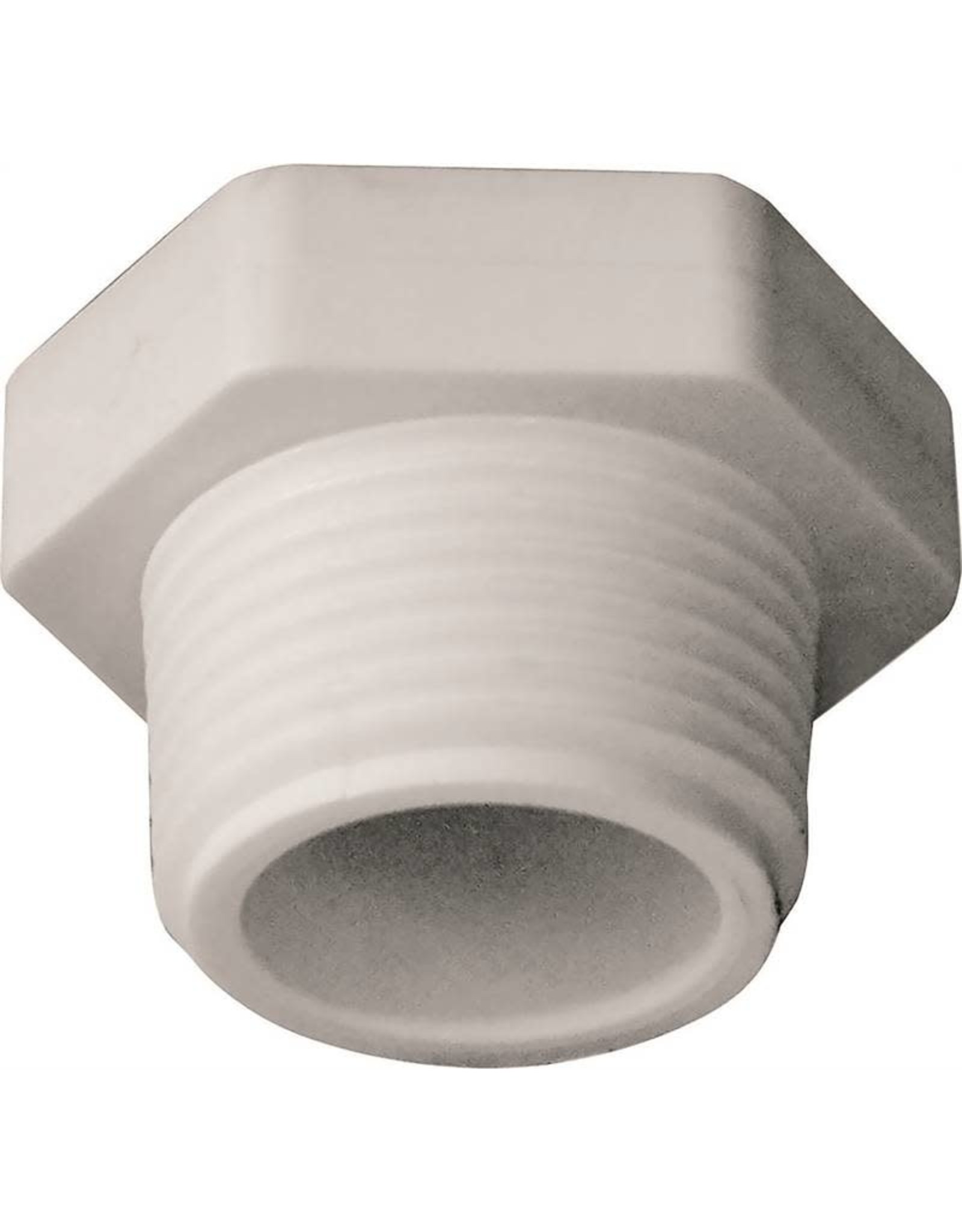 Lasco LASCO 450007BC Pipe Plug, 3/4 in, MPT, PVC, White, SCH 40 Schedule