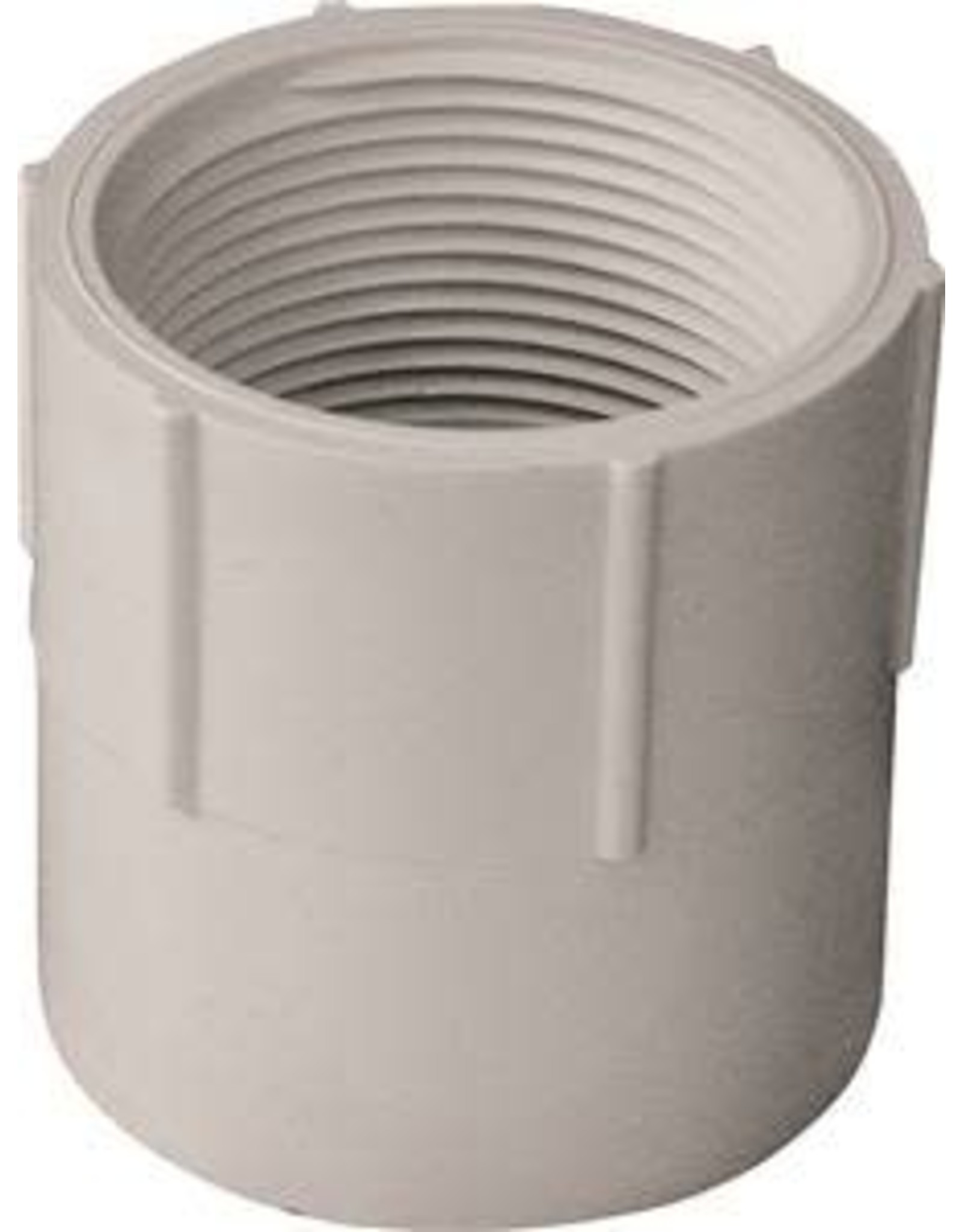 Lasco LASCO 435015BC Female Adapter, 1-1/2 in, Slip x FPT, PVC, White, SCH 40 Schedule, 330 psi Pressure