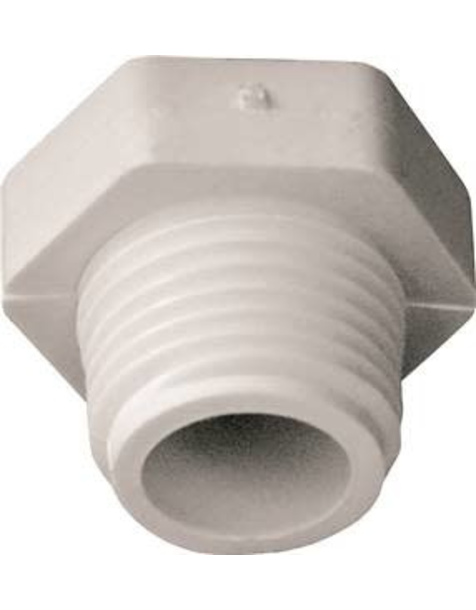 Lasco LASCO 450005BC Pipe Plug, 1/2 in, MPT, PVC, White, SCH 40 Schedule