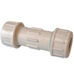 American Valve AMERICAN VALVE P600U 1/2 Compression Coupler, 1/2 in, Compression, SCH 40 Schedule, 150 psi Pressure