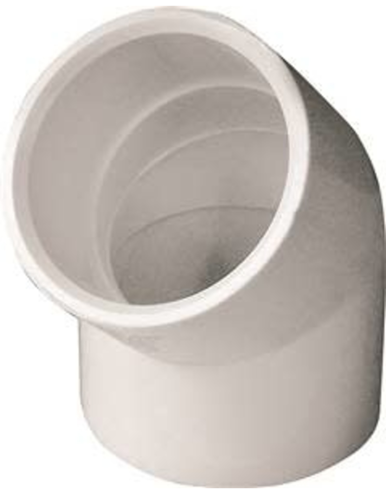 Lasco LASCO 417012BC Pipe Elbow, 1-1/4 in, Slip, 45 deg Angle, PVC, White, SCH 40 Schedule, 370 psi Pressure