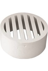 Ipex CANPLAS 414254BC Floor Strainer, 4 in, Spigot, PVC Body, White