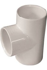 Lasco LASCO 401015BC Pipe Tee, 1-1/2 in, Slip, PVC, White, SCH 40 Schedule, 370 psi Pressure*