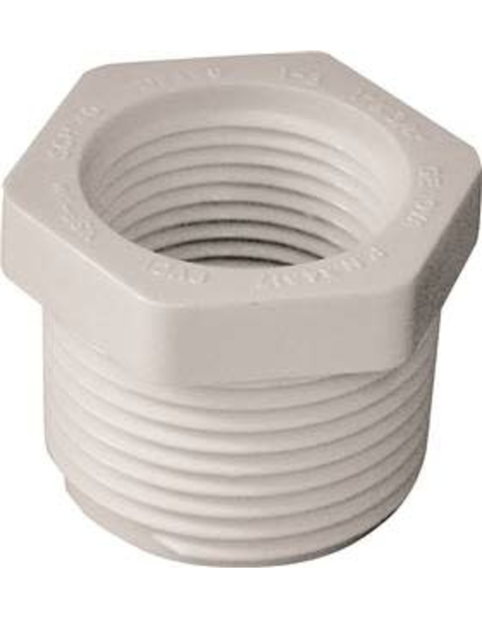 Lasco LASCO 439131BC Reducer Bushing, 1 x 3/4 in, MPT x FPT, PVC, SCH 40 Schedule