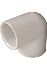 Lasco LASCO 406010BC Pipe Elbow, 1 in, Slip, 90 deg Angle, PVC, White, SCH 40 Schedule, 450 psi Pressure