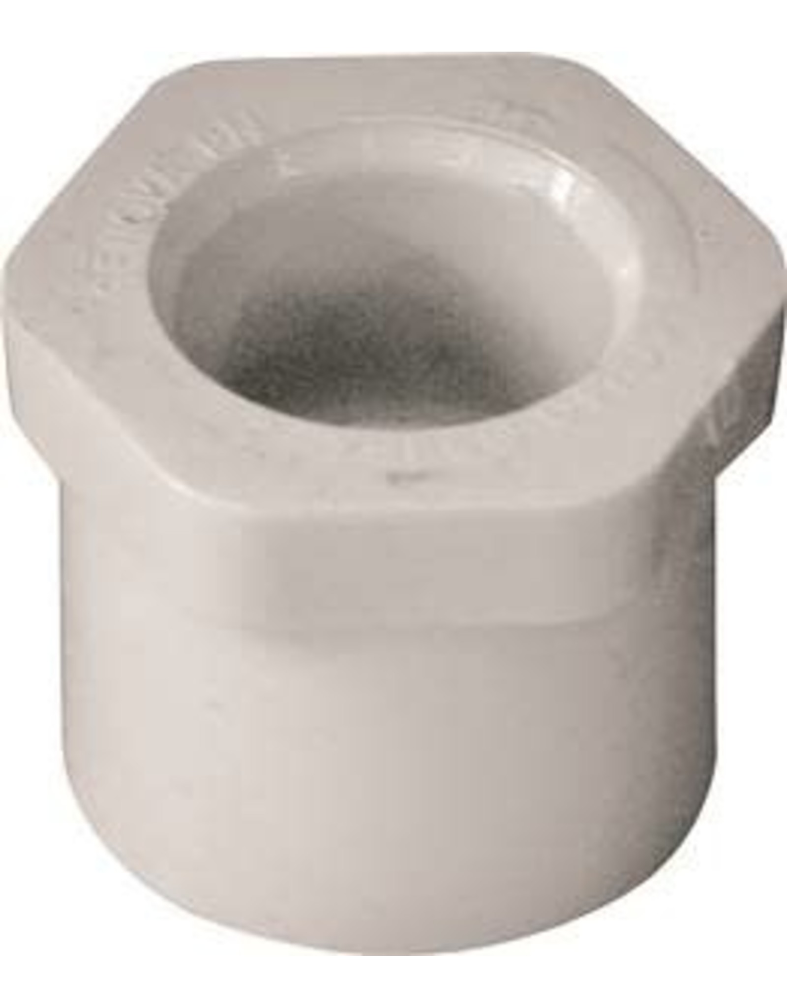 Lasco GENOVA 300 Series 30215 Pipe Reducing Bushing, 1 in Spigot x 1/2 in Slip, White