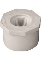 Lasco LASCO 438249BC Reducing Bush, 2 x 1 in, Spigot x FNPT, PVC, White, SCH 40 Schedule