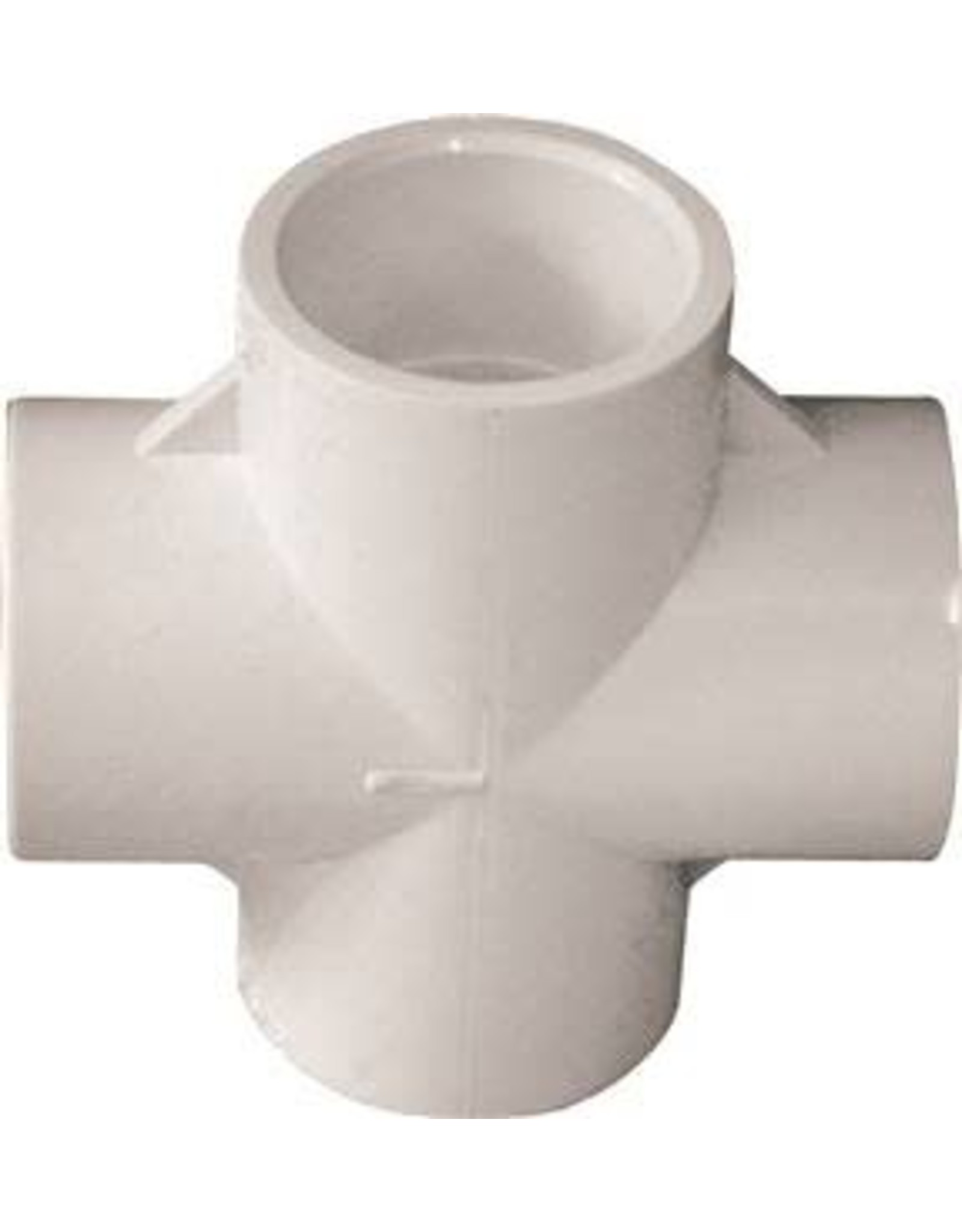 Lasco LASCO 420007BC Pipe Cross, 3/4 in, Slip, PVC, White, SCH 40 Schedule, 480 psi Pressure