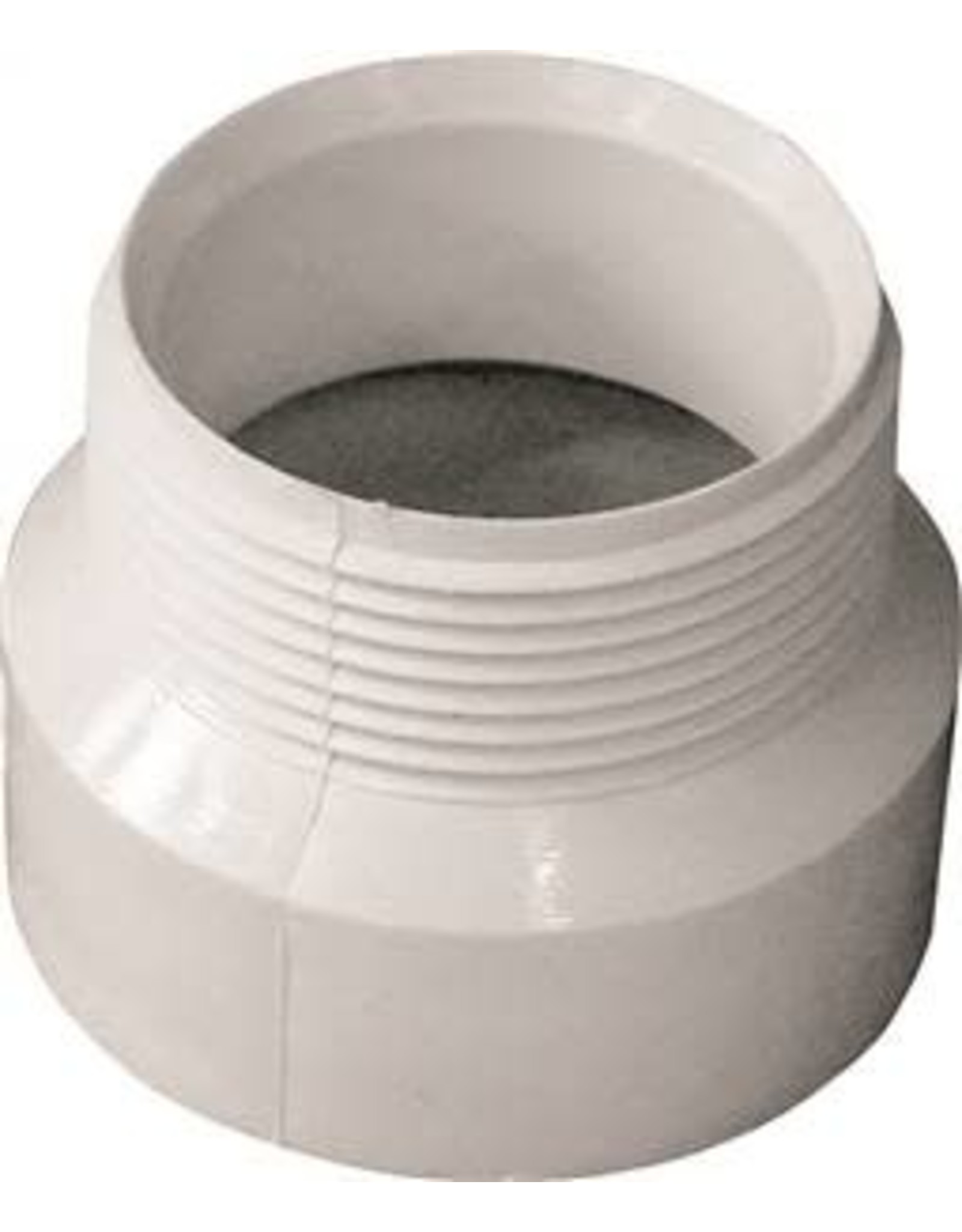 Ipex CANPLAS 192871 Pipe Adapter, 1-1/2 in, MNPT x Hub, PVC, White