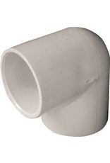 Lasco LASCO 406015BC Pipe Elbow, 1-1/2 in, Slip, 90 deg Angle, PVC, White, SCH 40 Schedule, 330 psi Pressure