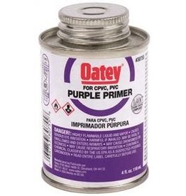 Oatey Oatey 30755 Primer, Liquid, Purple, 4 oz Pail*