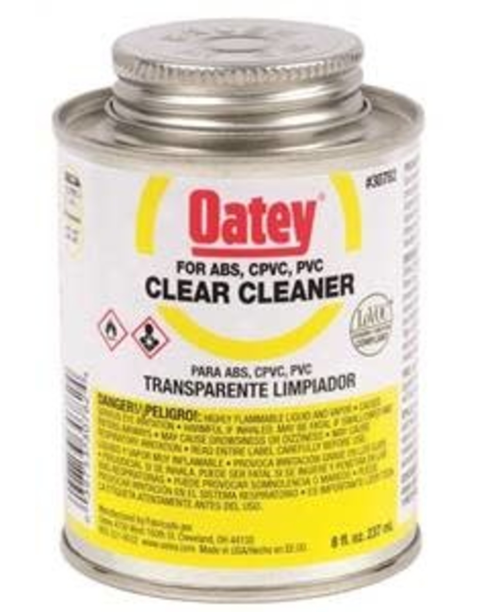 Oatey Oatey 30782 Pipe Cleaner, Liquid, Clear, 8 oz Can