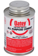 Oatey Oatey 30818 Solvent Cement, 4 oz Can, Liquid, Milky Clear*