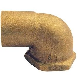 Elkhart EPC 10156794 Pipe Elbow, 3/4 in, Compression x Female, 90 deg Angle, Cast Brass
