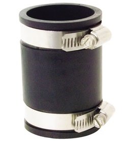 Fernco FERNCO 1056 1056-150 Flexible Pipe Coupling, 1-1/2 in, PVC, 4.3 psi Pressure