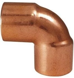 Elkhart EPC 31272 Pipe Elbow, 1/2 in, C x C, Sweat, 90 deg Angle, Wrot Copper