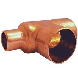 Elkhart EPC 111R Series 32790 Pipe Reducing Tee, 3/4 x 1/2 x 3/4 in, Sweat, Copper