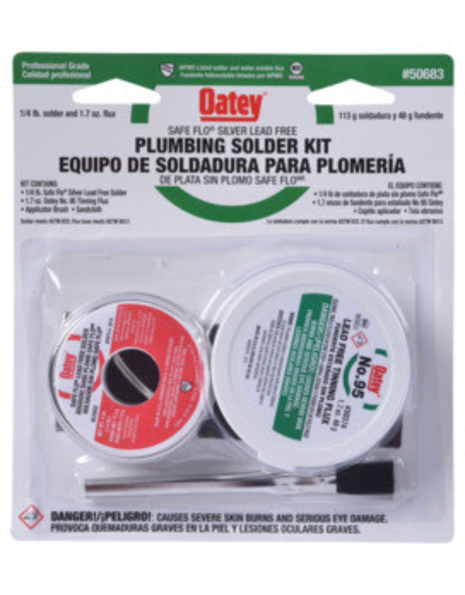 Oatey Oatey 50683 Wire Solder Kit, 0.25 lb, Solid