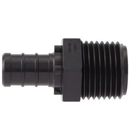 Apollo Valves Apollo Valves ApolloPEX PXPAM345PK Pipe Adapter, 3/4 in, Barb x MPT, Poly Alloy, 200 psi Pressure