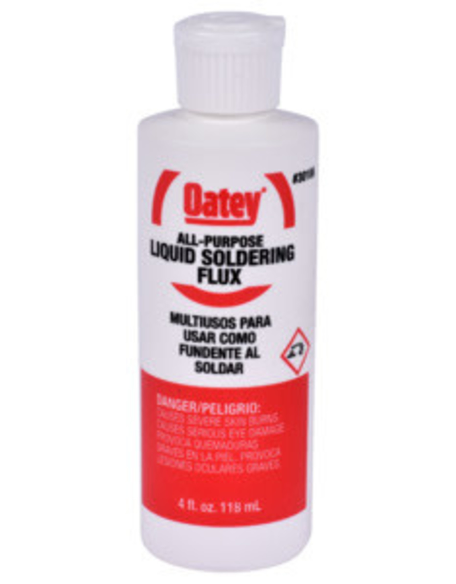 Oatey Oatey 30106 Soldering Flux, 4 oz, Liquid, Light Yellow