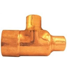 Elkhart EPC 111R Series 32794 Pipe Reducing Tee, 3/4 x 1/2 x 1/2 in, Sweat, Copper