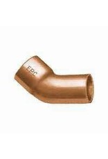 Elkhart EPC 31194 Street Pipe Elbow, 1/2 in, C x FTG, Sweat, 45 deg Angle, Wrot Copper