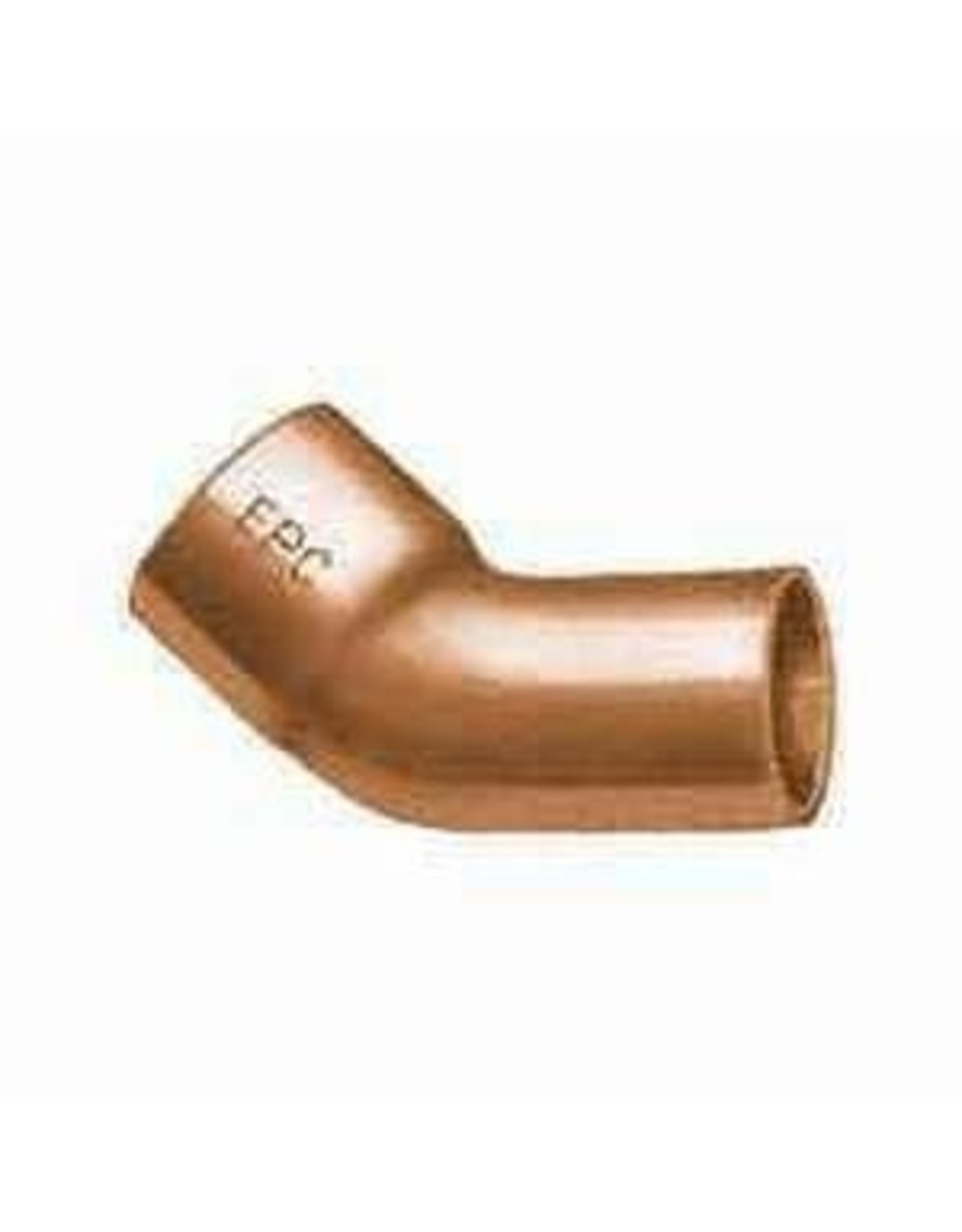 Elkhart EPC 31194 Street Pipe Elbow, 1/2 in, C x FTG, Sweat, 45 deg Angle, Wrot Copper