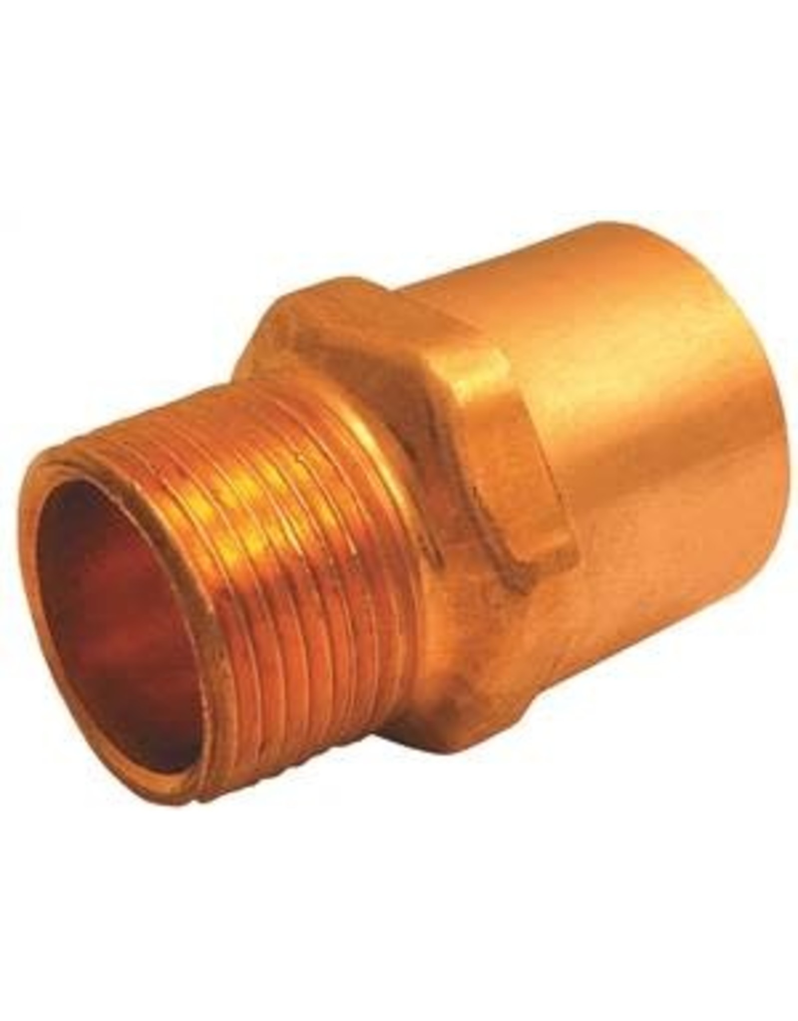 Elkhart EPC 104R Series 30338 Reducing Adapter, 3/4 x 1/2 in, Sweat x MNPT, Wrot Copper