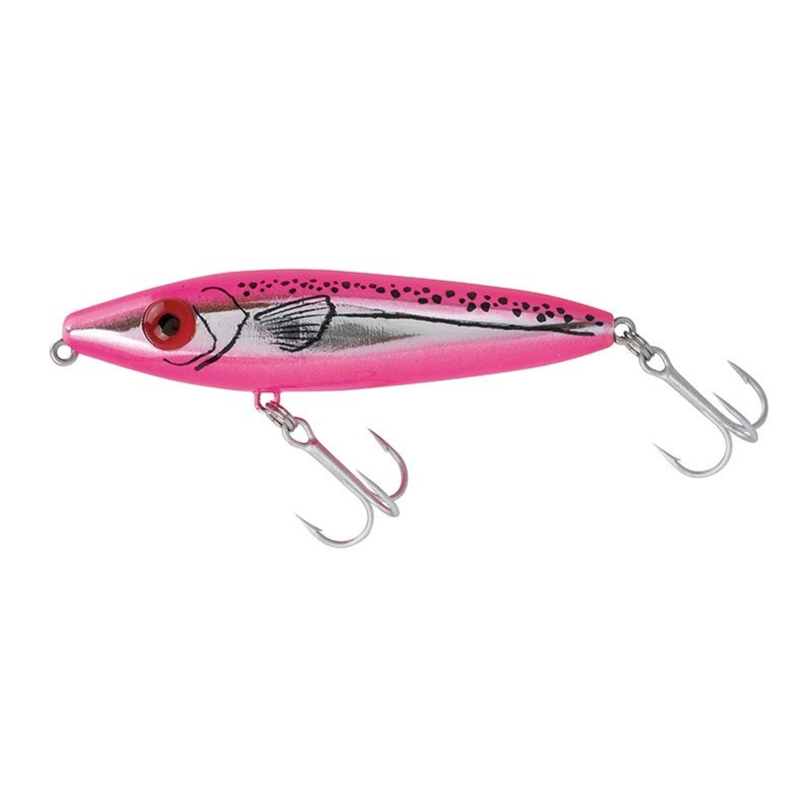 L& S Bait Company MirrOlure | SHE DOG SURFACE WALKER 4in 3/4oz "CHROME/H PINK"
