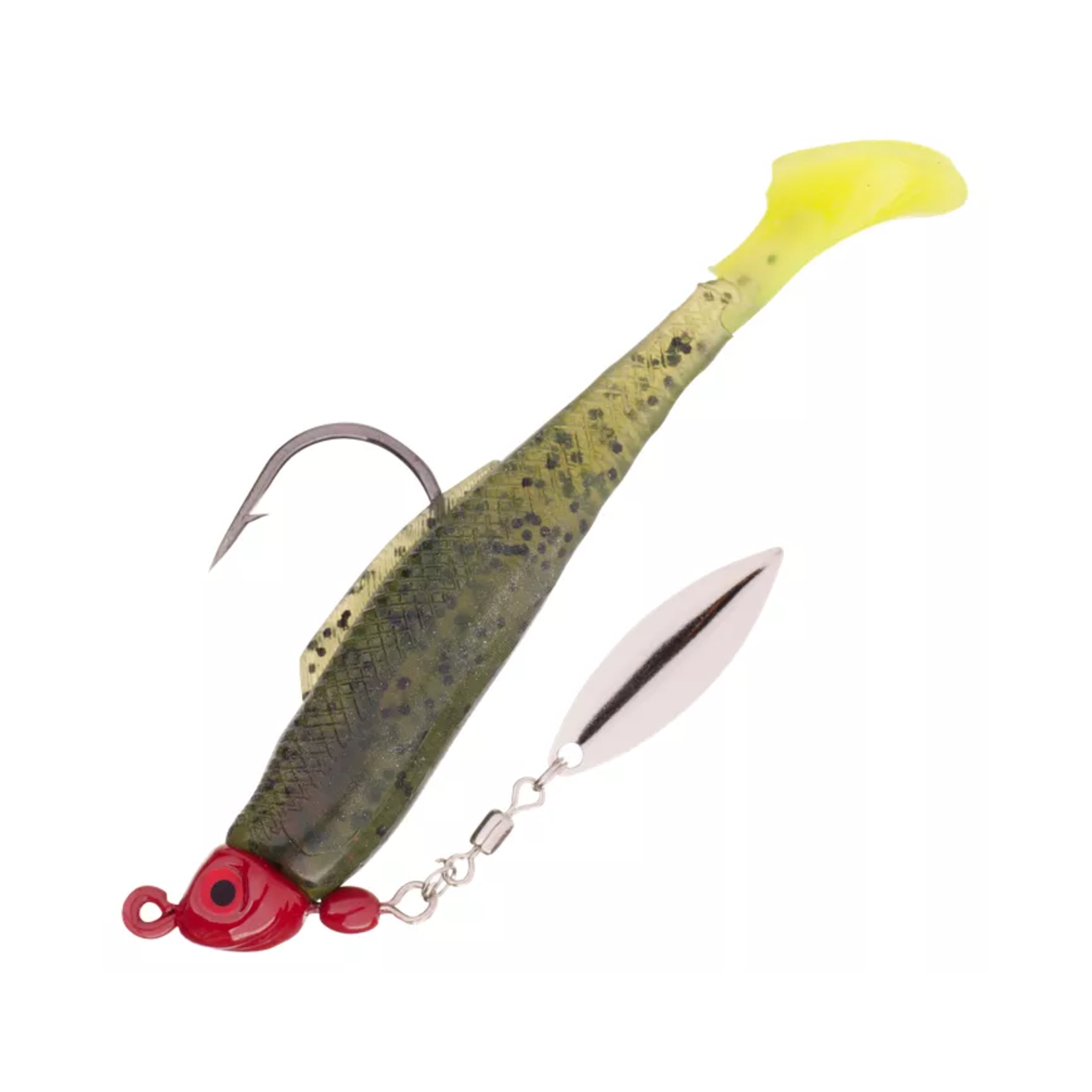 Strike King  Speckled Trout Magic Watermelon Chartreuse Tail