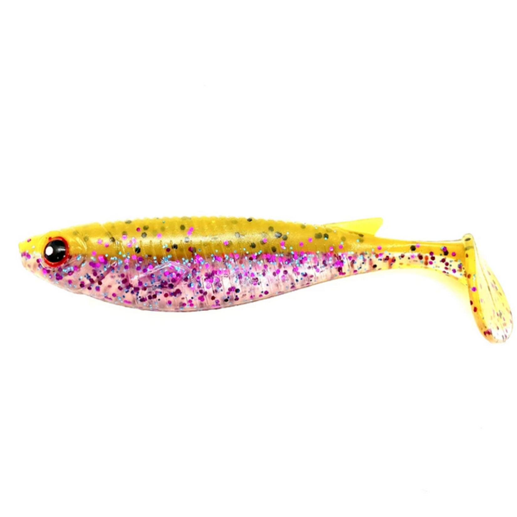 Overcast Lure Co. | Swimming Shad "Mardi Gras Melon"