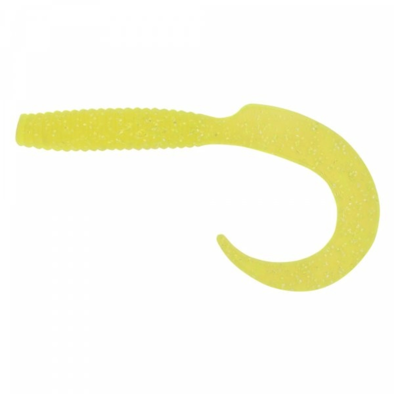 H & H | 8" Curl Tail "Chartreuse/ Glitter"