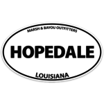 Marsh & Bayou Outfitters | Hopedale Decal 5"