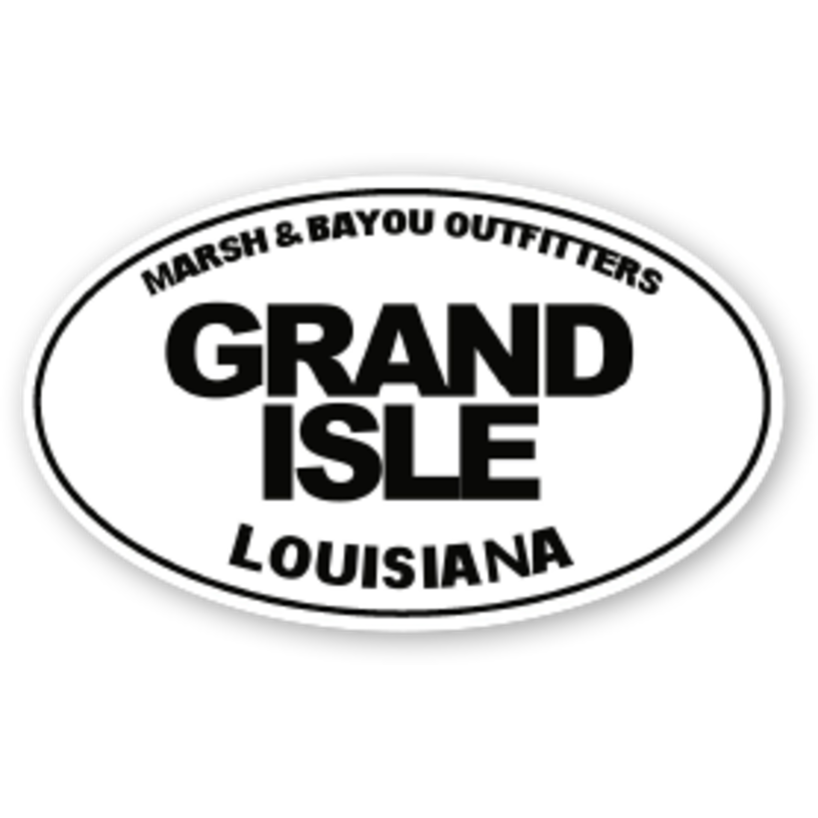 Marsh & Bayou Outfitters | Grand Isle Decal 5"