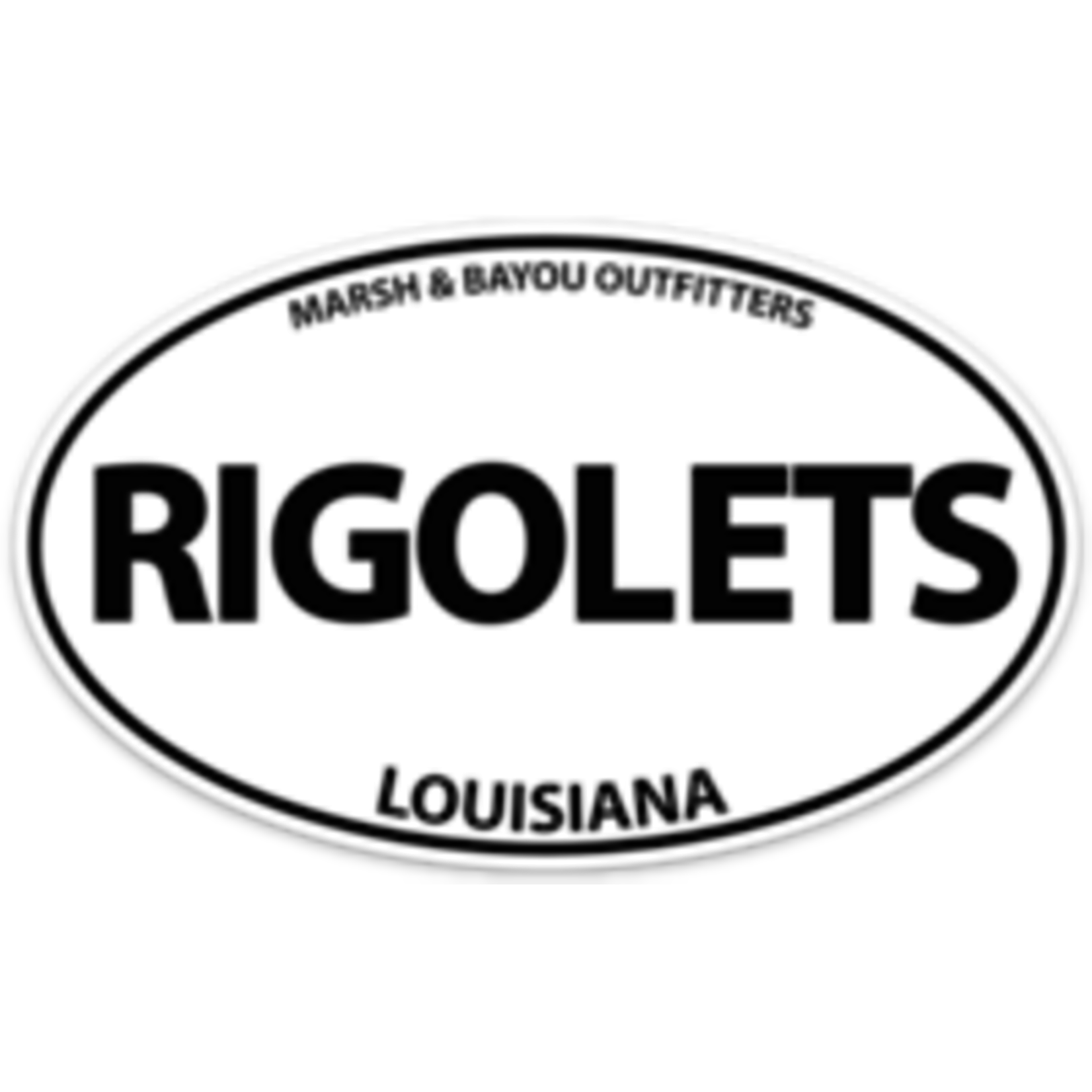 Marsh & Bayou Outfitters | Rigolets Decal 5"