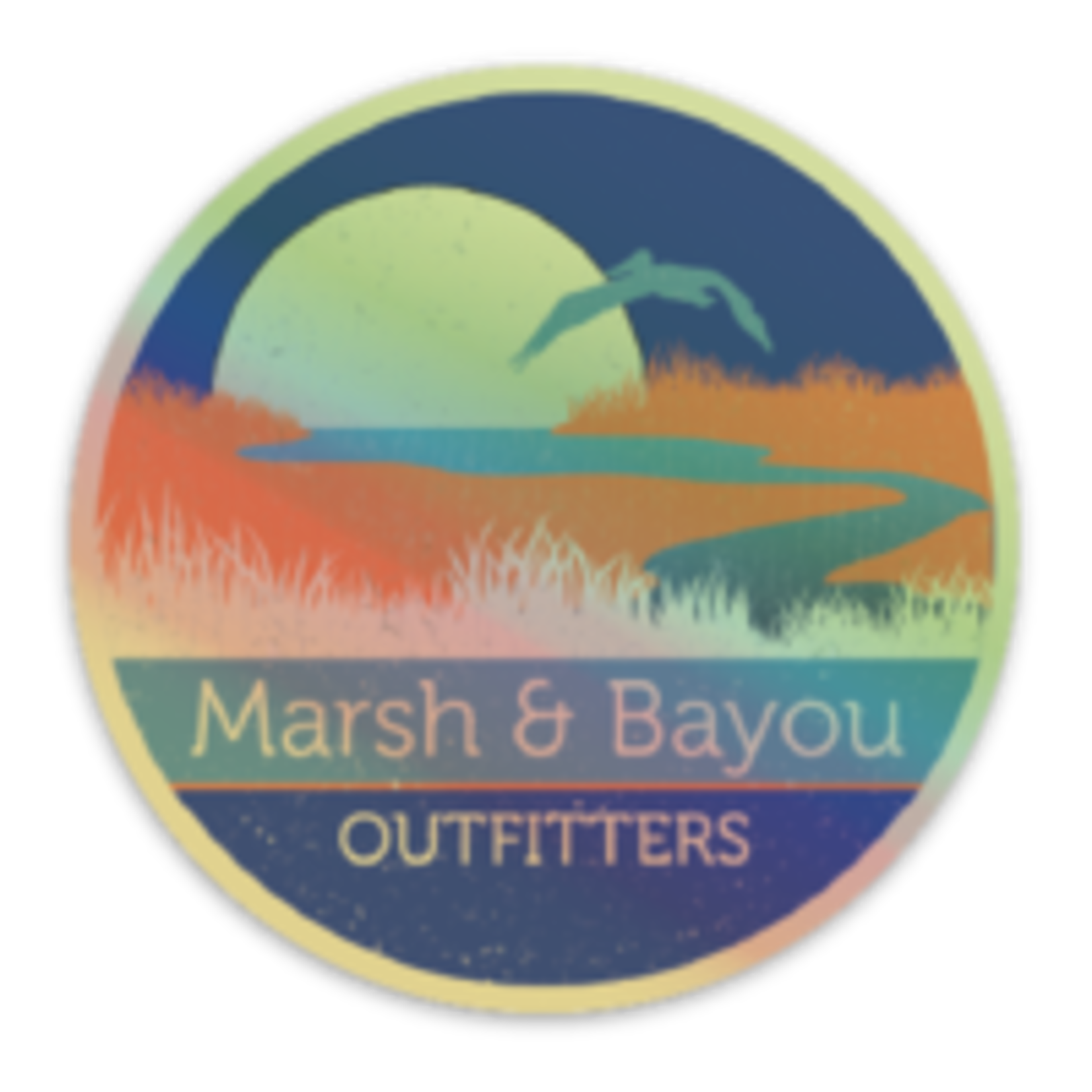 Marsh & Bayou Outfitters | Harvest Moon Decal