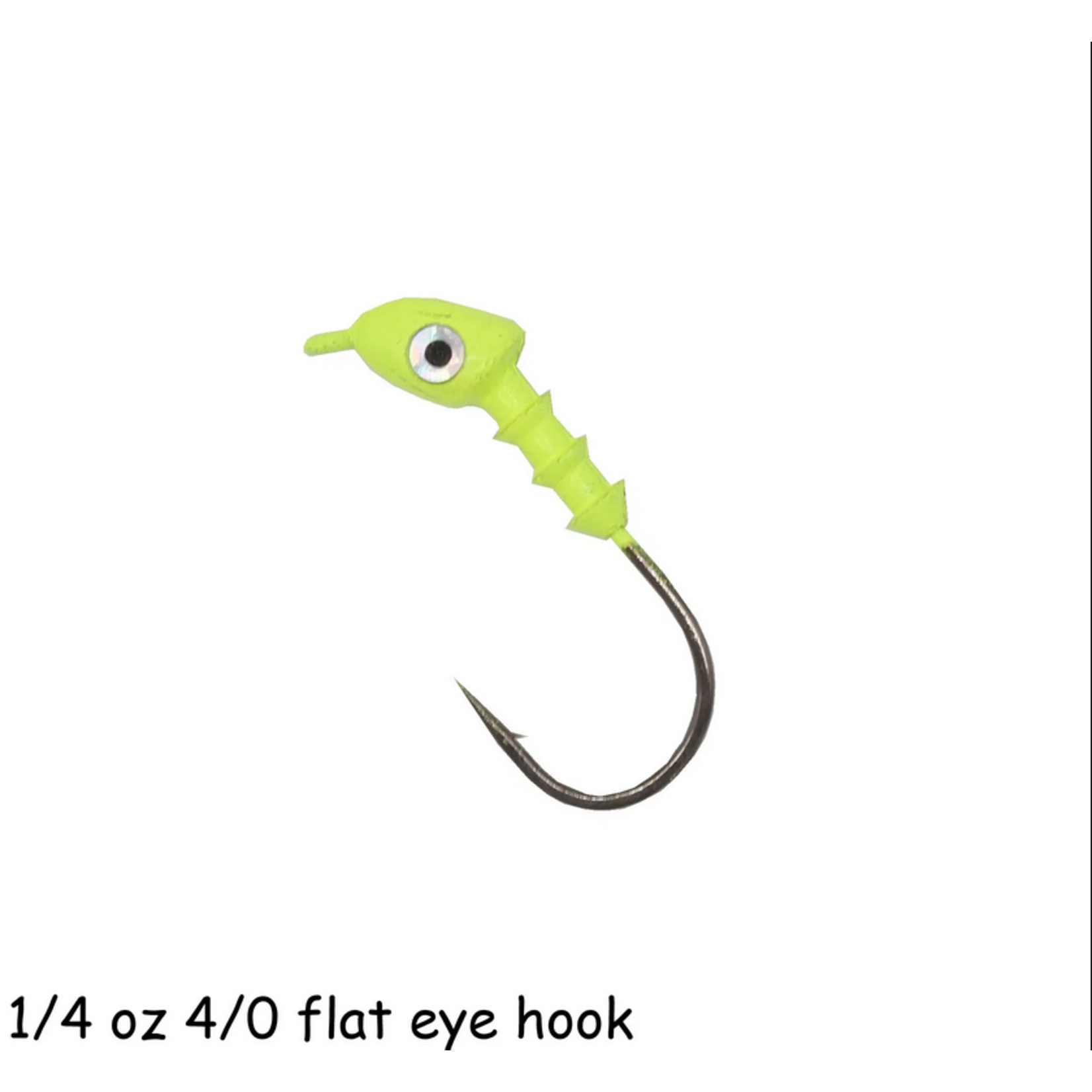 Baad Marine Supply | Knotty Hooker 1/4oz 4/0 "Chartreuse"